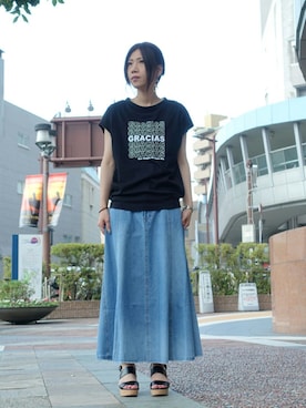 Asukaさん(レディース・166cm)の夏コーディネート