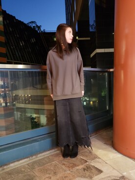 Asukaさん（レディース・166cm）の冬コーディネート