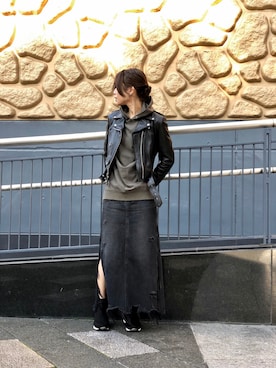 Asukaさん（レディース・166cm）の冬コーディネート