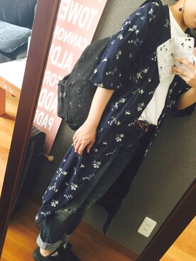 「BISON（バイソン）のアイテム」を使った、サミ〜さん（レディース・153cm）の夏コーディネート