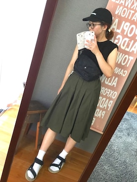 「ina-（イナ）のアイテム」を使った、サミ〜さん（レディース・153cm）の夏コーディネート