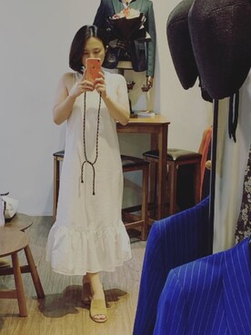 「vieso（ヴィエソ）のアイテム」を使った、LauraKaoさん（レディース・153cm）の秋コーディネート