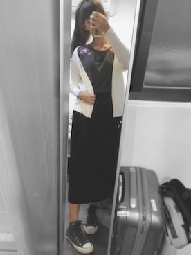 「lazybone（レイジーボーン）のアイテム」を使った、Haru☀️🇹🇼さん（レディース・154cm）の秋コーディネート