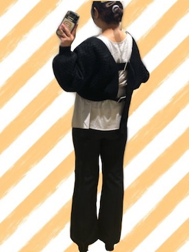 「LEPSIM（レプシィム）のアイテム（チュニック）」を使った、ナルミさん（レディース・161cm）の冬コーディネート