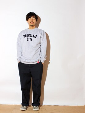 「CHOCOLATE（チョコレート）のアイテム」を使った、nobigdealさん（メンズ・170cm）の冬コーディネート