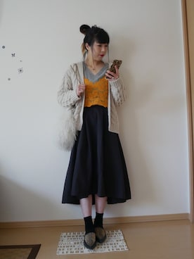 れいやんさん（レディース・166cm）の冬コーディネート