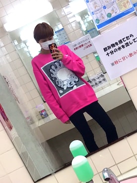 「金髪ショート」｜「アイテム（財布/小物）」を使った、遠藤美耶さん（レディース・169cm）の秋コーディネート