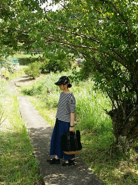 「CERASUS（ケラスス）のアイテム」を使った、sieluさん（レディース・168cm）の夏コーディネート