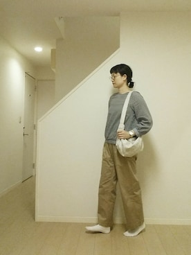 「GASA*（ガサ）のアイテム」を使った、sieluさん（レディース・168cm）の夏コーディネート