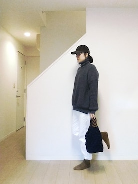 「EN ROUTE（アンルート）のアイテム」を使った、sieluさん（レディース・168cm）の冬コーディネート