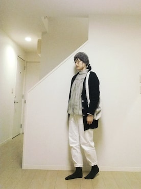 「SI-HO SUP（シーホースプ）のアイテム」を使った、sieluさん（レディース・168cm）の冬コーディネート