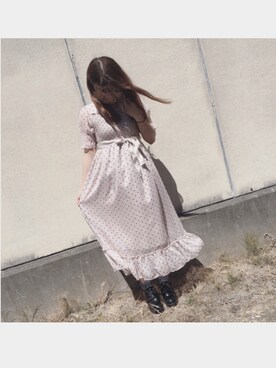 Evelyn Evelyn のワンピース ピンク系 を使ったコーディネート一覧 Wear