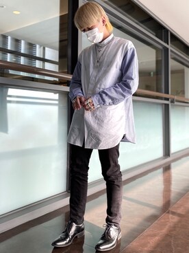 「CODY SANDERSON（コディサンダーソン）のアイテム（アクセサリー）」を使った、ショウタさん（メンズ・164cm）の冬コーディネート