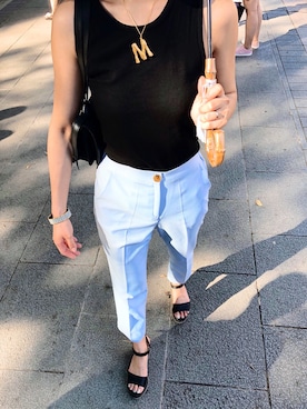 「ALBERTO FERMANI（アルベルトフェルマーニ）のアイテム」を使った、Misaki さん（レディース・170cm）の夏コーディネート