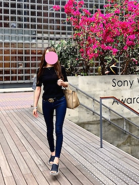 「CELINE（セリーヌ）のアイテム（リング）」を使った、Misaki さん（レディース・170cm）の夏コーディネート