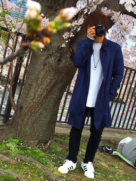 すいんぐ。さん（メンズ・164cm）の春コーディネート