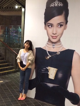 「stradivarius（ストラディバリウス）のアイテム（ブルゾン）」を使った、啊璇啊璇さん（レディース・162cm）の春コーディネート