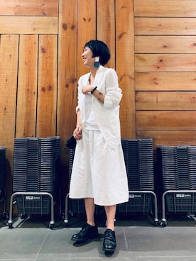 「GUIDI（グイディ）のアイテム」を使った、意思さん（レディース・158cm）の秋コーディネート