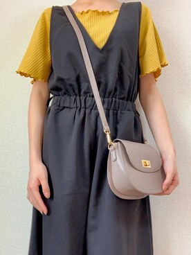 「CECIL McBEE（セシルマクビー）のアイテム（オールインワン・サロペット）」を使った、strawberry252さん（レディース・157cm）の春コーディネート
