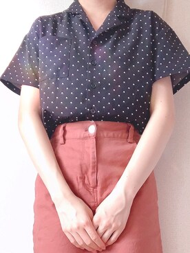 「ing（イング）のアイテム（スカート）」を使った、strawberry252さん（レディース・157cm）の夏コーディネート