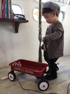 chakuさん（キッズ・80cm）の冬コーディネート