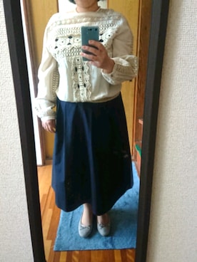 「soi-e（ソワ）のアイテム」を使った、moosanさん（レディース・153cm）の春コーディネート