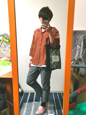 ⊕φさん/tanakaさん（メンズ・163cm）の春コーディネート