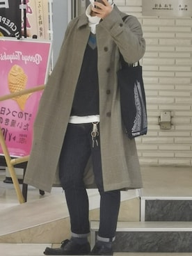 ⊕φさん/tanakaさん(メンズ・163cm)の春コーディネート