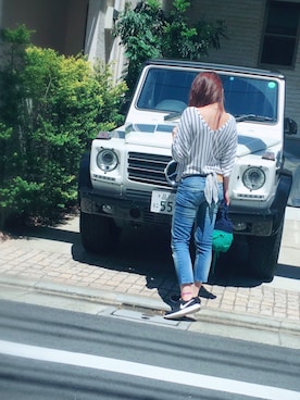 「MET（メット）のアイテム」を使った、UKARI☆さん（レディース・167cm）の春コーディネート