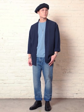 「initial（イニシャル）のアイテム（テーラードジャケット）」を使った、Ivan Kanさん（メンズ・178cm）の夏コーディネート