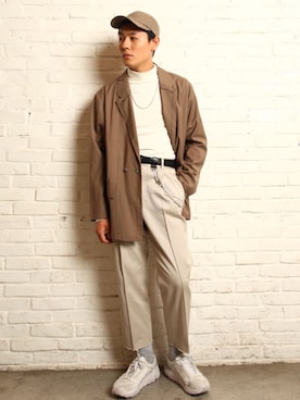 「initial（イニシャル）のアイテム（テーラードジャケット）」を使った、Ivan Kanさん（メンズ・178cm）の夏コーディネート