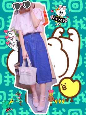 Satomi Lamさん(レディース・155cm)の春コーディネート