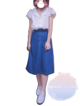 Satomi Lamさん(レディース・155cm)の夏コーディネート