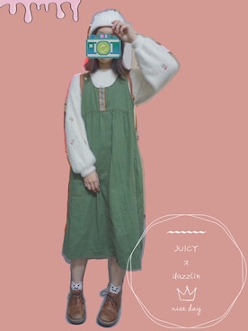 「ゆるゆる」｜「アイテム（その他）」を使った、Satomi Lamさん（レディース・155cm）の秋コーディネート