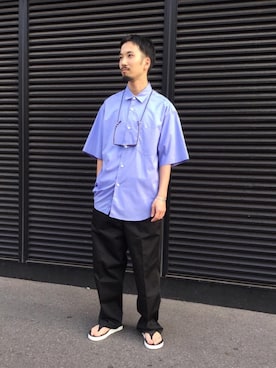 長田 慧さん(メンズ・170cm)の夏コーディネート