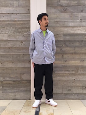 長田 慧さん（メンズ・170cm）の夏コーディネート