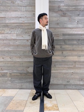 長田 慧さん（メンズ・170cm）の冬コーディネート