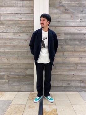 長田 慧さん（メンズ・170cm）の春コーディネート