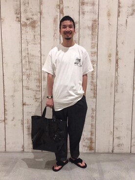 長田 慧さん(メンズ・170cm)の夏コーディネート