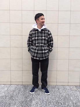 長田 慧さん(メンズ・170cm)の秋コーディネート