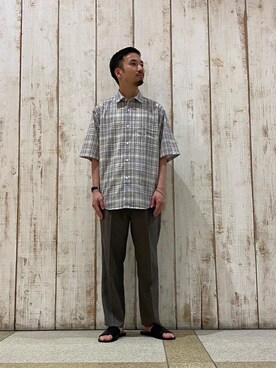 長田 慧さん（メンズ・171cm）の春コーディネート