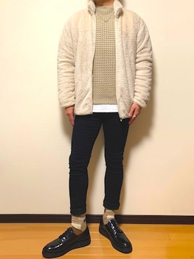 「improves（インプローブス）のアイテム（チノパンツ）」を使った、hispecneetさん（メンズ・173cm）の秋コーディネート