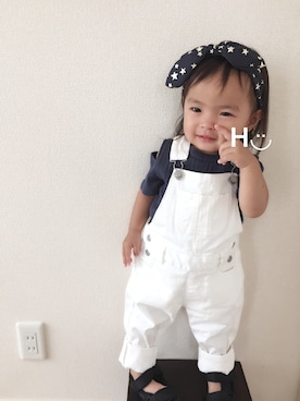 はるるん◡̈さん（キッズ・80cm）の秋コーディネート