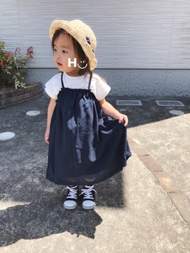 はるるん◡̈さん(キッズ・80cm)の春コーディネート