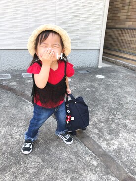 はるるん◡̈さん(キッズ・80cm)の春コーディネート