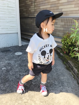 はるるん◡̈さん（キッズ・80cm）の春コーディネート