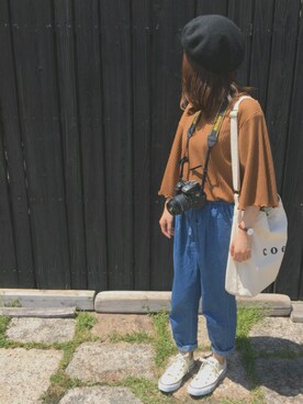 Back Number イージーテーパードパンツを使ったレディースコーディネート一覧 Wear