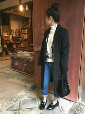 「カメラ女子」｜naaさん（レディース・147cm）の冬コーディネート