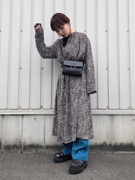 「PAGEBOY（ページボーイ）のハクミニショルダーBAG（ショルダーバッグ）」を使った、はせちゃんさん（レディース・152cm）の秋コーディネート