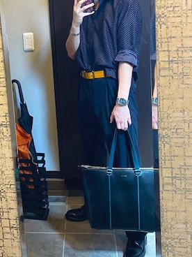 「HUGO BOSS（ヒューゴボス）のアイテム（アクセサリー）」を使った、yutaro12151999さん（メンズ・173cm）の夏コーディネート